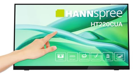 Hannspree Ht220cua Monitor Pc 54,5 Cm [21.4] 1920 X 1080 Pixel Full Hd Led Touch Screen Nero (ht 220 Cua 21.45in Touch Led - Ips 16:9 1920x1080 1000: