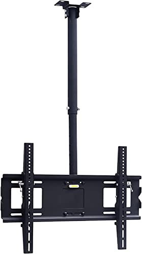 Schwebender TV-Ständer, Multifunktions-LCD-Deckenhalterung mit Neige- und Schwenkfunktion, Passend die meisten 32-65-Zoll-LCD-Flachbildschirme und Curved-TVs, Maximale Tragkraft Bis Zu 50 Kg/110 Lbs,