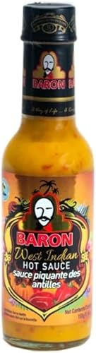 Baron West Indian Hot Sauce, Caribbean Style, 155ml