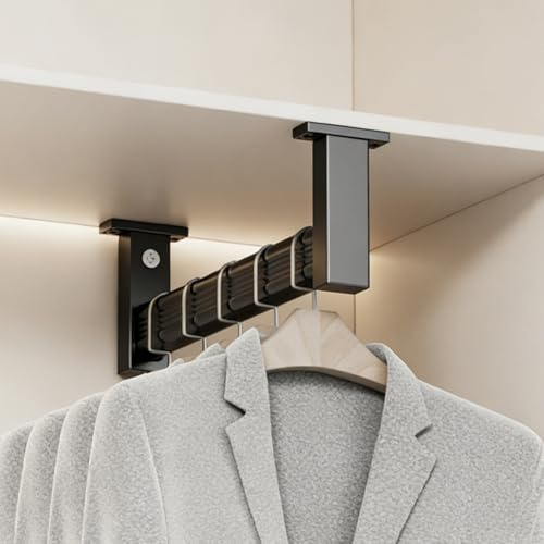 Ampolliera Sotto Pensile, Barra Appendiabiti A Forma Di U/L, Elevata Capacità Di Carico, Per Uso Domestico, Guardaroba, Ufficio(U-style,40cm/15.7in)