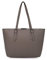 David Jones - Damen Shopper Handtasche - Frau Henkeltasche Große Tote PU Leder - Tasche Schultertasche Büro Schule Einkauf Shopping Bag - Large Aktentasche Arbeitstasche A4 Laptop Elegant Taupe Braun