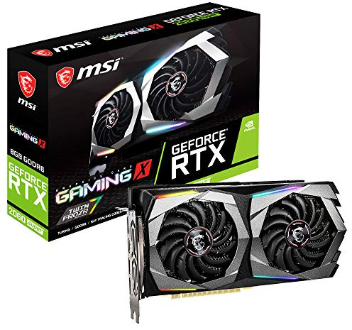 MSI Gaming GeForce RTX 2060 Super 8 Go GDRR6 256 bits HDMI/DP G-SYNC Turing Architecture Carte graphique overclockée (RTX 2060 Super Gaming X)