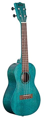 Kala KA-MRT-BLU-C - Ocean Blue Watercolor Meranti Concert Ukulele
