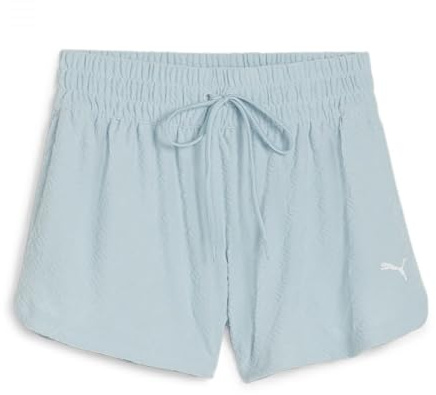 PUMA Unisex Strick Shorts Fit Branded Fleece Hw 3 Short - Turquoise Surf