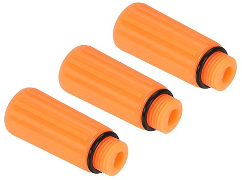 PATIKIL Aria Compressore Olio Tappo Connettore, 3pz 15.5mm Sostituzione Olio Riempire Sfiatatoio Ventola Coperchio per Compressore Aria, Giallo