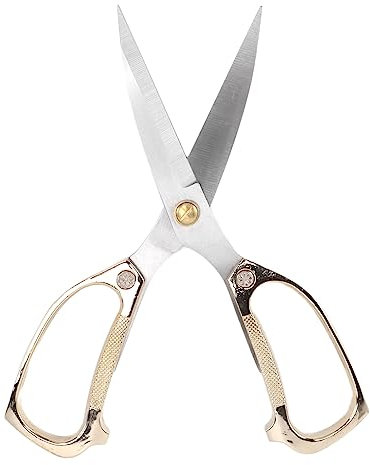 Cesoie da Cucina, Forbici da Cucina Resistenti in Acciaio Inossidabile Ideali per Erbe, Verdure, Ossa di Carne di Pesce e Pollame(D'oro)