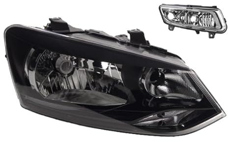 Johns, Scheinwerfer Halogen Haupt passend für VW Polo 09 6R 06/09-03/14 H4 Re. + Nebel.