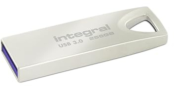 Integrerat 256 GB USB-minne 3.2 Gen 1 Flash Drive Fusion metallhölje upp till 110 MB/s