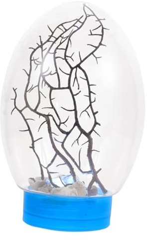 minkissy Aquarium Mit Led-licht Kleines Goldfischbecken Kleines Led-Aquarium Garnelen Ökosystem Ecosphere Geschlossenes Ökosystem Desktop- Plastik Schreibtisch Rotieren Eco-Flasche
