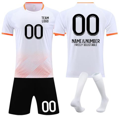 Custom Football Jersey Deutschland Trikot Em 2024 Kinder Shorts Trikot Set Herren Em Fanartikel Em Fanartikel 2024 Personalisierte Trikot Fussball Trikot Trikot Personalisiert Kinder(#C White)