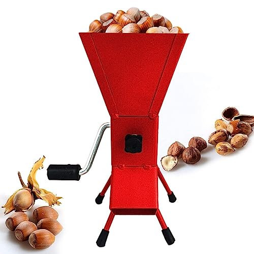 Cascanueces Herramienta de Cascanueces de manivela manual, desgranadora de cascanueces ajustable y de acero, for avellanas/almendras/pistachos/nueces de avellana/nuez de pacana Cascanueces de Nueces(R