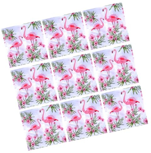 minkissy 40stücke Flamingo-druck Servietten Einweg-papierservietten Für Partys Und Bankette Mit Leuchtenden Farben Und Kreativen Mustern