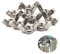 Ecrou Papillon en Acier Inoxydable 50 Pièces M6 Écrous à Oreilles Ecrous à Ailette Filetage Métrique Femelle Outils Bricolage Outils Pour la Fixation Accessoire Bricolage Écrou pièces d'attaches