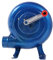 JOUFNING Mini Bruit Bas Ventilateur À Air - Forgeron Manuel Forge Souffleur, Barbecues Centrifuges Pompe À Charbon, Briquets À Charbon Forge BBQ, Ventilateur De Gril Lance-Flammes(250W)