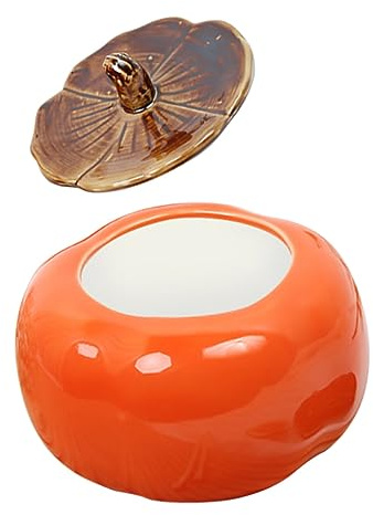 Angoily Tarro Fácil para DIY Naranja Velas, de Hacer Color Cerámica Usar Transportar, Adecuado Proyectos de Fabricación de Velas Artesanales