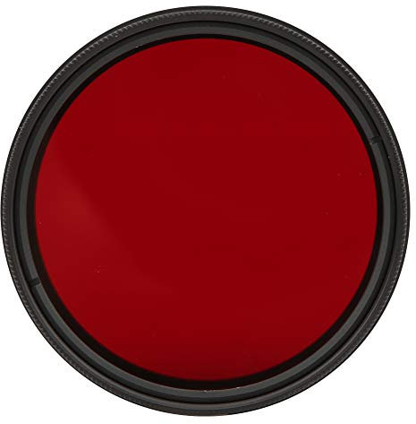 Tbest Filtre Filtre Réglable Durable La Technologie de Moletage Avancée pour La Photographie Infrarouge Fournit un Contenu Plus Exploitable pour La Photographie Infrarouge. (55mm)