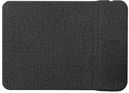 Charging and Pad - Non-Slip Desk Mat with Wireless Charging Function - Additional Charging Station for Smartphone Laptop Computer PC