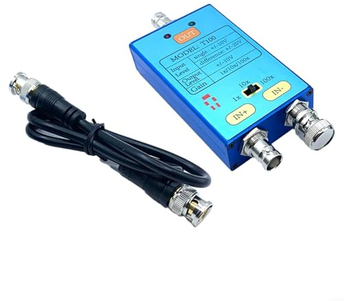 HomeVortex T100 1X/10X/100X Oscilloscope Sonde différentielle 10 m Bande passante Signal pour ingénieurs électroniques Équipement de test de mesure