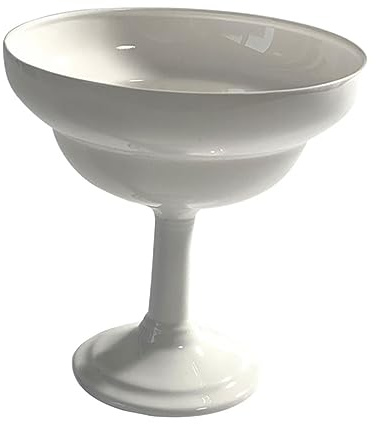 GLEAVI Coupe à Dessert sur Pied Céramique Pot à Yaourt pour Desserts Gelées et Crèmes Facile à Nettoyer et Réutilisable