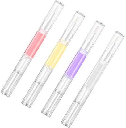 Zerodeko 4pcs Nail Repairing Oil Pen Set 2ml Each Lightweight Nail Care Pen with Softening Mineral Oil and Beeswax for Manicure Store