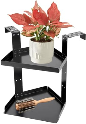 Organizador de oficina – Estante con múltiples compartimentos, estructura de marco de metal, bandeja de clasificación compacta, diseño de ahorro de espacio, para escritorio, mostrador, hogar, sala de
