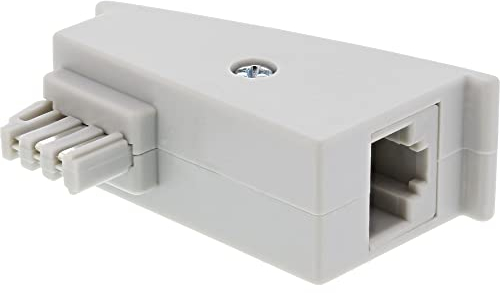 InLine® 69949 TAE-F DSL Adattatore TAE-F Maschio a RJ45 Femmina 8P2C per Fritzbox