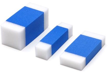 TAMIYA 87192 Polierschwamm-Set (3) Polish Compound, Modellbau, Zubehör, Weiß, Blau