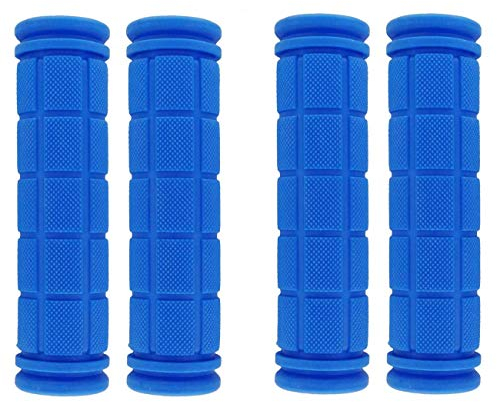 PLATT Fahrradgriffe rutschfest Weich Gummi Fahrrad Griffe für Fahrrad/MTB/BMX(2 Paar)