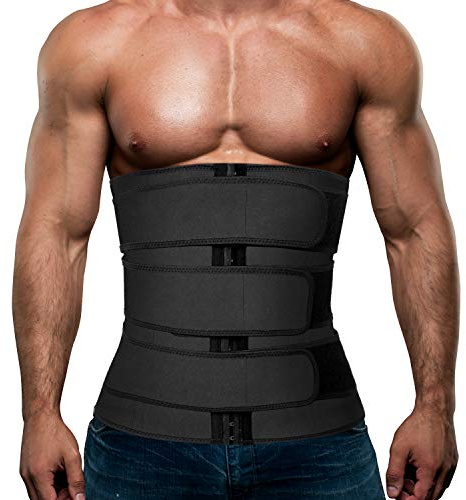 Herren-Workout-Taillentrainer, Neopren-Korsett, Sauna, Schweiß, Trimmer, Cincher, Bauchgürtel