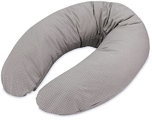 Totsy Baby Stillkissen XXL Schwangerschaftskissen 190 cm - Pregnancy Pillow Body Pillow Seitenschläferkissen Schlafkissen Lagerungskissen Kissen mit Bezug aus Baumwolle Oeko-Tex