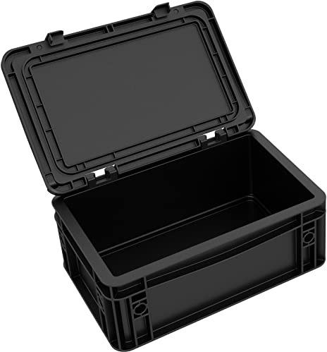 AUER Packaging GmbH HSEB115ESD Valise Eurocontainer/Boîte Euro avec Couvercle à charnière ESD Ed 32/12 HG