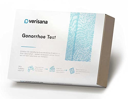 Verisana | gonorré-test för kvinnor | Snabbare och enkla och diskreta tripper-test | utstryktsprov bekvämt att ta bort hemma