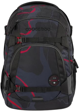 coocazoo Schulrucksack Mate, ergonomischer & anpassbarer Tornister, höhen- & größenverstellbar, mit Brustgurt & Hüftgurt, leicht & individuell, ab der 3. Klasse
