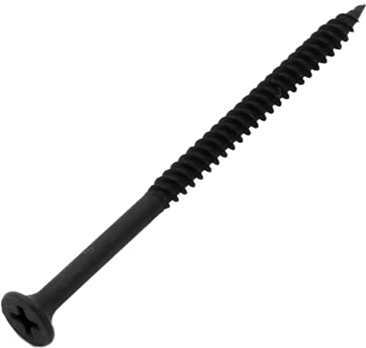 BRESKO Schnellbauschrauben Trockenbauschrauben Gibskartonschrauben Trockenbau Schwarz (4,2x75 mm - 200 Stück, Feingewinde)