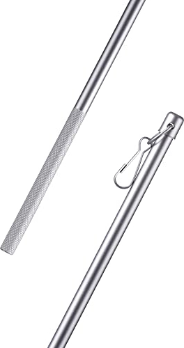 Schleuderstab 100cm (Silber) aus Aluminium, Gardinenstab für Paneelwagen, Schiebegardinen, Vorhänge oder Flächenvorhänge