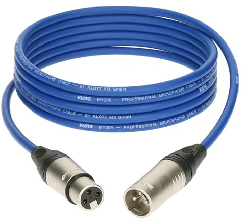 Klotz M1K2FM1500 Mikrofonkabel blau 15 m - Mikrofonkabel