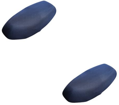 GALPADA 2stücke Motorcycle Sunscreen Seat Elastisches Design Mit Hitzeschutz Und Atmungsaktivität Für Roller Und Motorräder Blau