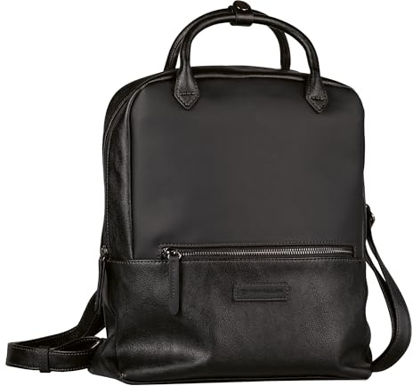TOM TAILOR Gia Damen Rucksack Backpack Handtasche, 12 L Schwarz
