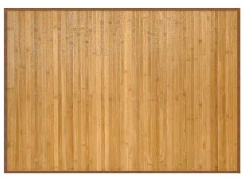 Tappeto Rettangolare in Bambù vitaXL - 70x100 cm, Tappeto da Salotto e Soggiorno Naturale