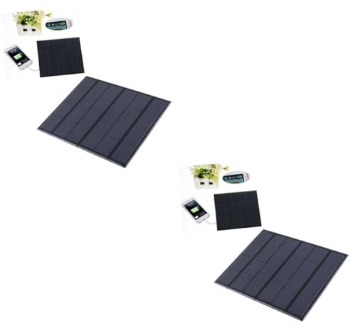 MERRYHAPY 2St Sonnenkollektor charger ladegeräte akku batterien für solarleuchten solar akku batterieladegerat handy ladegerã¤te batterie solaranlage solarzelle solarakku solarbatterie Black