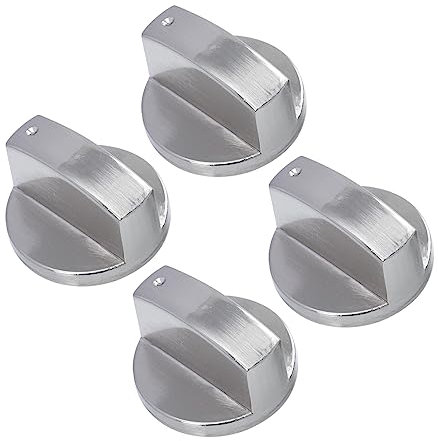 KITANDOVE 4stücke Teiliges Gasherd-knöpfe Zinklegierung Robuste Und Einfache Installation Für Elektroherd Und Backofen Für Schnelle Reparaturen Und Zuverlässige Nutzung