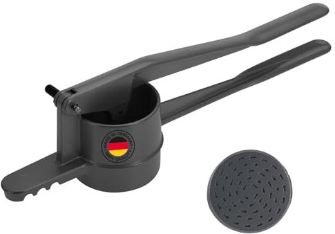 Westmark Spaetzle and Potato Ricer Spätzlechef, perforación tradicional para spaetzle hecho a mano, revestimiento especial, aluminio, longitud: 41 cm, color antracita, 6120226Z