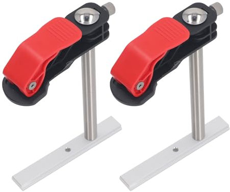 Schnellspann-Halteklemme aus Edelstahl für die Holzbearbeitung, Rostbeständig, Langlebig, Hält das Werkstück Sicher an Ort und Stelle, Vielseitig Einsetzbar, Technischer