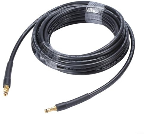 Tuyau de rechange pour nettoyeur haute pression Karcher K2-K7 2.643-585.0 180 bar 60 °C Connexion rapide 5 m/6 m/10 m/15 m (10 m)
