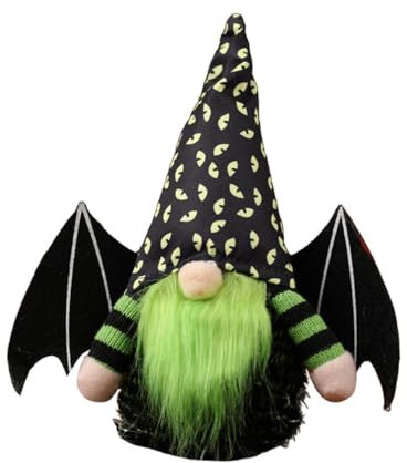 NOLITOY Halloween GNOME Dekoration Dwarf Ornament für Zuhause Lustige Stofffigur für Halloween Kompakte Langlebig und Charmant für Büro Garten und Wohnzimmer