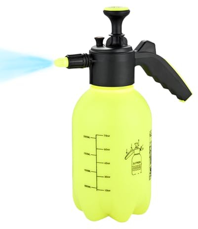 Handheld Garden - Pulverizador de agua a presión para césped, 2 L/0,5 galones, botella de pulverización ajustable para plantas en macetas