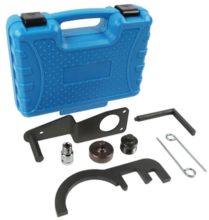 9tlg Motor Nockenwellenverriegelung Werkzeugsatz Kompatibel mit BMW 4-Zylinder / 8-Zylinder Dieselmotor N47 N47S N57 N57S 120d 325d 530d 1, 3, 5, 7 Series, X1, X3, X5, X6 Series Motoreinstellwerkzeug