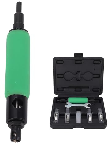 Blind Rivet Removal Tool Kit, Easily Remove Blind Fasteners, Drill Away Button Tip Rivets, Complete Rivet Removal Kit, for Any 1/4in Pneumatic or Electric Drill