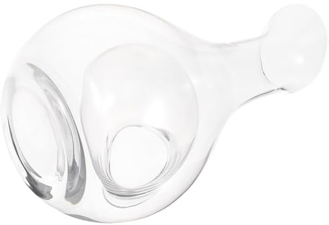 PERSELOSO Carafe à Vin Japonaise Verre avec Bec Incliné et Compartiment à Glace Pichet Distributeur Élégant pour Whisky et Liqueur Usage Professionnel et Personnel