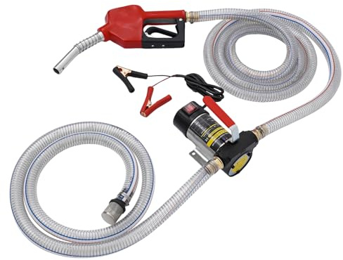 awolsrgiop Pompa diesel, pompa per olio combustibile DC 12 V, 7 m, altezza di aspirazione, 5 m, autoadescante, 4 m, tubo di scarico adatto per cherosine/diesel, 50 l/min